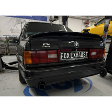 Fox Sportauspuff koncový tlumič výfuku s koncovkou 1x76 Typ 10 pro BMW řada 3 E30 s motorem 1.8