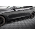 Maxton Design "Street Pro" difuzory pod boční prahy s křidélky pro BMW řada 4 F36, plast ABS bez povrchové úpravy