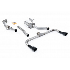 Milltek Sport výfukový systém Turbo-back bez Hi-Flow sportovního katalyzátoru 3" Race System pro Volkswagen Scirocco R 2009-2016, typ koncovek: GT100 černé Milltek Sport výfukový systém Turbo-back bez Hi-Flow sportovního katalyzátoru 3" Race System pro Volkswagen Scirocco R 2009-2016, typ koncovek: GT100 černé