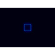 Kompletní LED čtyřhranné svítidlo modré, rozměr: 1 element 44 x 44 cm