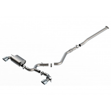 Borla Cat-Back výfukový systém "ATAK" pro Hyundai Kona N 2,0L, automat/manual, FWD, 4.dveř., 2022-2023, typ koncovek: chromové