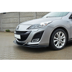 Maxton Design "Racing" spoiler pod přední nárazník pro Mazda 3 Mk2, plast ABS bez povrchové úpravy Maxton Design "Racing" spoiler pod přední nárazník pro Mazda 3 Mk2, plast ABS bez povrchové úpravy
