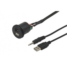 USB / JACK 4pól. prodlužovací kabel