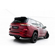 Maxton Design spoiler pod zadní nárazník s žebrováním pro Jeep Grand Cherokee L Mk5, černý lesklý plast ABS