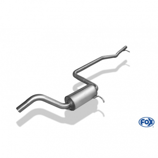 Fox Sportauspuff přední díl s tlumičem pro Ford Fiesta s motorem 1.1, 1.3 Fox Sportauspuff přední díl s tlumičem pro Ford Fiesta s motorem 1.1, 1.3
