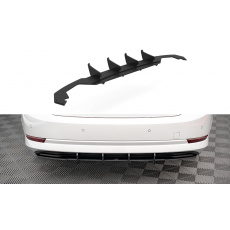 Maxton Design "Street Pro" difuzor zadního nárazníku pro Škoda Octavia Mk4, plast ABS bez povrchové úpravy Maxton Design "Street Pro" difuzor zadního nárazníku pro Škoda Octavia Mk4, plast ABS bez povrchové úpravy