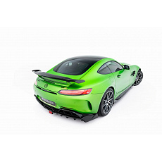 Maxton Design prodloužení spoileru pro Mercedes AMG GTR C190 Facelift, černý lesklý plast ABS