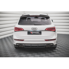 Maxton Design "Street Pro" difuzor zadního nárazníku pro Audi SQ5 Mk1, plast ABS bez povrchové úpravy, s černou a červenou linkou Maxton Design "Street Pro" difuzor zadního nárazníku pro Audi SQ5 Mk1, plast ABS bez povrchové úpravy, s černou a červenou linkou