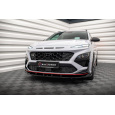 Maxton Design spoiler pod přední nárazník ver.2 pro Hyundai Kona N Mk1, černý lesklý plast ABS