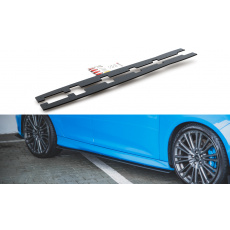 Maxton Design "Racing durability" difuzory pod boční prahy pro Ford Focus RS Mk3, plast ABS bez povrchové úpravy
