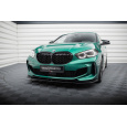 Maxton Design spoiler pod přední nárazník ver.9 pro BMW řada 1 F40, černý lesklý plast ABS, M135i
