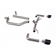 Milltek Sport výfukový systém OPF/GPF Back - Race System (nejhlasitější) - 80mm pro Volkswagen Golf Mk8 GTi (245ps s OPF/GPF) 2020-2024, typ koncovek: JET-115 karbonové