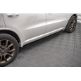 Maxton Design difuzory pod boční prahy pro Dodge Durango RT Mk3, černý lesklý plast ABS