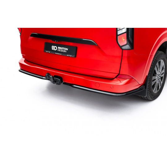 Maxton Design boční difuzory pod zadní nárazník pro Ford Tourneo Custom Mk2, černý lesklý plast ABS