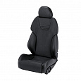 Sportovní sedačka RECARO Style Topline XL, sklopná, el. ovládání, vyhřev / klima, černá kůže / černá Dynamica