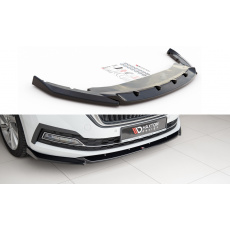 Maxton Design spoiler pod přední nárazník ver.1 pro Škoda Octavia Mk4, černý lesklý plast ABS Maxton Design spoiler pod přední nárazník ver.1 pro Škoda Octavia Mk4, černý lesklý plast ABS