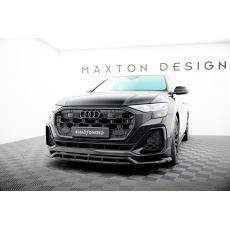 Maxton Design spoiler pod přední nárazník pro Audi Q8 Mk 1 FL, černý lesklý plast ABS, vč. S-Line Maxton Design spoiler pod přední nárazník pro Audi Q8 Mk 1 FL, černý lesklý plast ABS, vč. S-Line