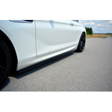 Maxton Design difuzory pod boční prahy pro BMW řada 6 F13, Carbon-Look