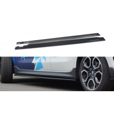 Maxton Design difuzory pod boční prahy pro Suzuki Swift Mk6 Sport, Carbon-Look