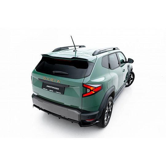Maxton Design prodloužení spoileru pro Dacia Duster Mk3, černý lesklý plast ABS