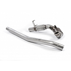 Milltek Sport downpipe a Hi-Flow sportovní katalyzátor pro Audi TT Mk3 TTS 2.0TFSI Quattro (bez OPF/GPF) 2015-2018, použití pouze s OE Exhaust System