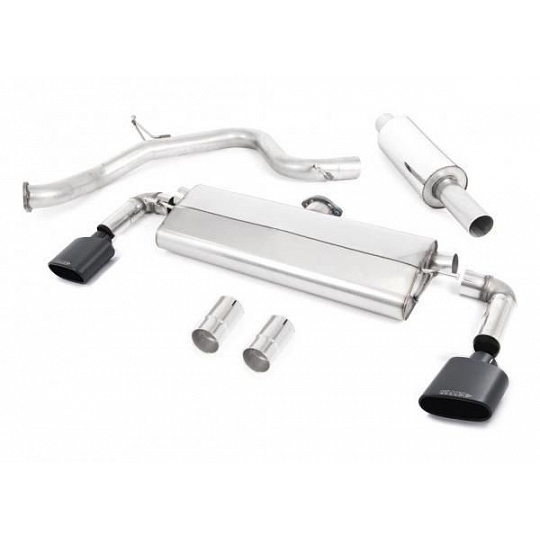 Milltek Sport výfukový systém cat-back Road+ pro Seat Leon Cupra 300 2.0 TSI (bez OPF/GPF) 2018-2019, oválné černé koncovky Milltek Sport výfukový systém cat-back Road+ pro Seat Leon Cupra 300 2.0 TSI (bez OPF/GPF) 2018-2019, oválné černé koncovky