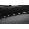 Maxton Design difuzory pod boční prahy pro BMW řada 7 E65, černý lesklý plast ABS