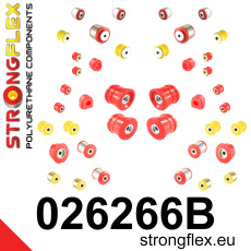 026266B: Strongflex Kompletní sada polyuretanových silentbloků pro zavěšení 026266B: Strongflex Kompletní sada polyuretanových silentbloků pro zavěšení