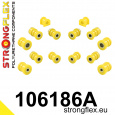 106186A: Strongflex Sada silentbloků zadního zavěšení varianta SPORT