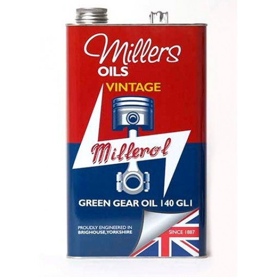 Převodový olej Millers Oils Classic Vintage Green Gear Oil 140 GL1, 5L