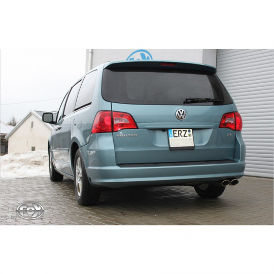 Fox Sportauspuff koncový tlumič výfuku s koncovkou 2x106x71 Typ 32 pro Volkswagen Routan s motorem 3.8 Fox Sportauspuff koncový tlumič výfuku s koncovkou 2x106x71 Typ 32 pro Volkswagen Routan s motorem 3.8