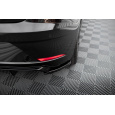 Maxton Design boční difuzory pod zadní nárazník ver.2 pro Seat Leon Mk3 Facelift, černý lesklý plast ABS