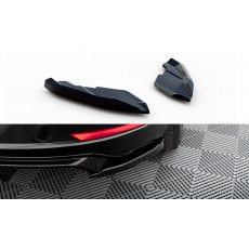 Maxton Design boční difuzory pod zadní nárazník ver.2 pro Seat Leon Mk3 Facelift, černý lesklý plast ABS