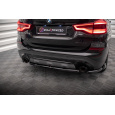 Maxton Design středový spoiler zadního nárazníku pro BMW X3 G01, černý lesklý plast ABS