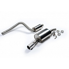 Milltek Sport homologovaný výfuk cat-back s rezonátorem (tišší) pro Ford Fiesta Mk6 ST 150 2005-2008, 90mm leštěná koncovka