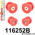 116252B: Strongflex Sada silentbloků zadního nosníku