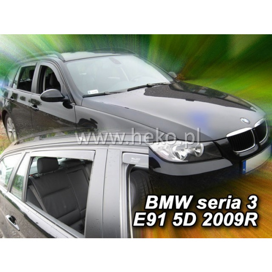 HEKO ofuky oken BMW 3 5dv combi (E91, 2005-2012) přední + zadní