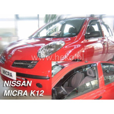 HEKO ofuky oken Nissan Micra K12 5dv (2002-2007) přední
