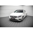 Maxton Design spoiler pod přední nárazník ver.2 pro Mercedes třída A W176/Standard, černý lesklý plast ABS