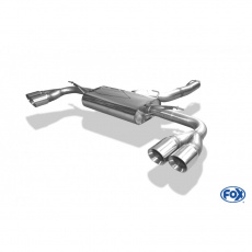 Fox Sportauspuff koncový tlumič výfuku s koncovkou 2x90 Typ 25 na obou stranách pro BMW X4 F26 2014- s motorem 3.0, 3.0 d