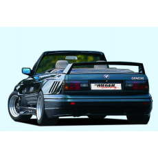 Rieger lipa pod zadní nárazník widebody II pro BMW řada 3 E30, plast ABS bez povrchové úpravy