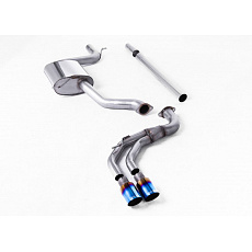 Milltek Sport výfukový systém cat-back bez rezonátoru (hlasitější) GTD Twin Outlet Style pro Volkswagen Golf Mk7.5 1.5TSI Evo GT, R-Line (s i bez GPF/OPF) 2017-2021, typ koncovek: GT-80 titanové modré Milltek Sport výfukový systém cat-back bez rezonátoru (hlasitější) GTD Twin Outlet Style pro Volkswagen Golf Mk7.5 1.5TSI Evo GT, R-Line (s i bez GPF/OPF) 2017-2021, typ koncovek: GT-80 titanové modré