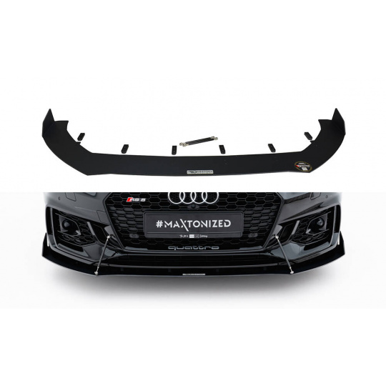 Maxton Design "Racing" spoiler pod přední nárazník ver.2 pro Audi RS5 F5, plast ABS bez povrchové úpravy