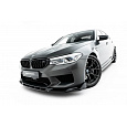 Maxton Design spoiler pod přední nárazník ver.3 pro BMW M5 F90, černý lesklý plast ABS