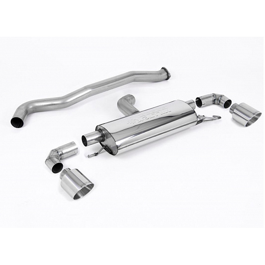 Milltek Sport výfukový systém OPF/GPF Back 3" / 76mm bez rezonátoru (hlasitější) pro Toyota Yaris Gen1 GR/GR Circuit Pack 1.6T (s OPF/GPF) 2020-2024, typ koncovek: GT-115 leštěné