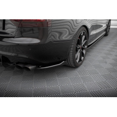Maxton Design boční difuzory pod zadní nárazník pro Audi S5 8T, černý lesklý plast ABS, Coupe/Cabrio