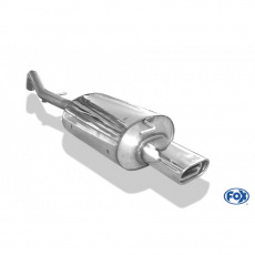 Fox Sportauspuff koncový tlumič výfuku s koncovkou 135x80 Typ 53 pro Toyota Corolla E12 Combi s motorem 1.4, 1.4 D, 1.6, 2.0 D
