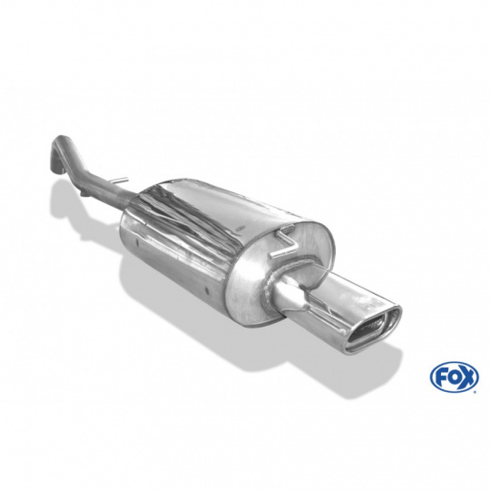 Fox Sportauspuff koncový tlumič výfuku s koncovkou 135x80 Typ 53 pro Toyota Corolla E12 Combi s motorem 1.4, 1.4 D, 1.6, 2.0 D Fox Sportauspuff koncový tlumič výfuku s koncovkou 135x80 Typ 53 pro Toyota Corolla E12 Combi s motorem 1.4, 1.4 D, 1.6, 2.0 D
