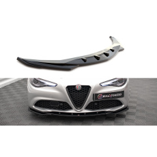 Maxton Design spoiler pod přední nárazník ver.2 pro Alfa Romeo Giulia Sport, černý lesklý plast ABS