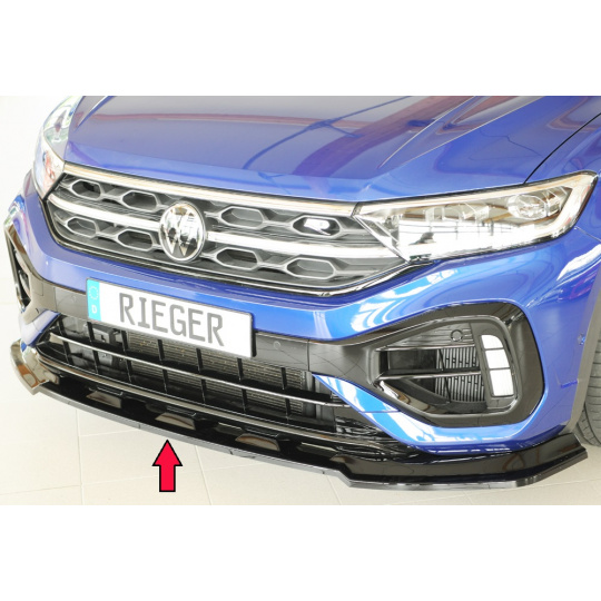Rieger lipa pod přední nárazník pouze pro R / R-Line pro Volkswagen T-roc R A1 5-dvéř., 01/22-, plast ABS lakovaný do černé lesklé barvy Rieger lipa pod přední nárazník pouze pro R / R-Line pro Volkswagen T-roc R A1 5-dvéř., 01/22-, plast ABS lakovaný do černé lesklé barvy